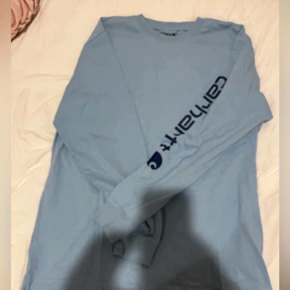 Blue men’s carhartt long sleeve